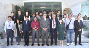 Ambassador of Pakistan to China, Khalil Hashmi hosts Pakistan China media delegation at Pakistan House.