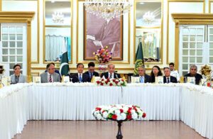 A high level delegation of Chinese experts calls on Prime Minister Muhammad Shehbaz Sharif.