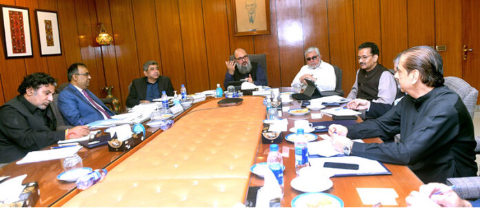 Federal Commerce Minister Jam Kamal chairing Sectoral Council meetings at TDAP headquarters