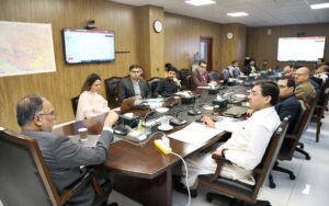 A review meeting on the implementation and strategy of the 5Es Framework held under the chairmanship of Federal Minister for Planning, Development and Special Initiatives Ahsan Iqbal.