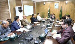 A review meeting on the implementation and strategy of the 5Es Framework held under the chairmanship of Federal Minister for Planning, Development and Special Initiatives Ahsan Iqbal.
