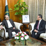 Country Director of Asian Development Bank, Mr Yong Ye, calls on President Asif Ali Zardari, at Aiwan-e-Sadr