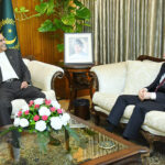 The Ambassador of Greece in Pakistan, Mr Konstantinos Moatsos, paid a farewell call on President Asif Ali Zardari, at Aiwan-e-Sadr