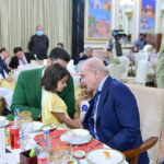 Prime Minister Muhammad Shehbaz Sharif hosted a banquet in honor of Olympic Gold Medalist Arshad Nadeem, his Family and other Olympians and national athletes at the Prime Minister's House