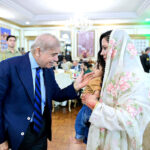 Prime Minister Muhammad Shehbaz Sharif hosted a banquet in honor of Olympic Gold Medalist Arshad Nadeem, his Family and other Olympians and national athletes at the Prime Minister's House