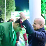 Prime Minister Muhammad Shehbaz Sharif hosted a banquet in honor of Olympic Gold Medalist Arshad Nadeem, his Family and other Olympians and national athletes at the Prime Minister's House