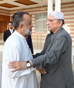 President expresses condolence with bereaved family of Shaheed Lt. Uzair Mehmood