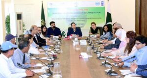 Coordinator to Prime Minister on Climate Change, Romina Khurshid Alam addressing at the World Ozone Day 2024 event in Islamabad