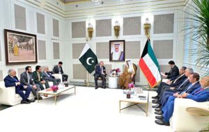 rime Minister Muhammad Shehbaz Sharif held a meeting with the Crown Prince of Kuwait His Highness Sheikh Sabah Al-Khaled Al-Hamad Al-Mubarak Al-Sabah on the sidelines of the 79th United Nations General Assembly Session.