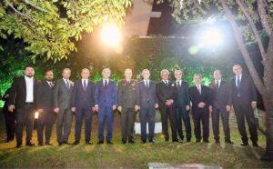 Ambassador Dr. Yousaf Junaid addressing the audience on Defence and Martyrs Day reception held in Ankara.