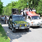 The Eid Milad Un Nabi (PBUH) procession on its way at G-7
