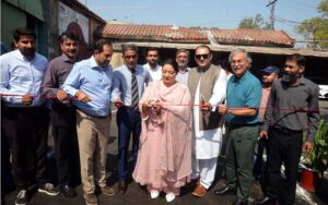 Coordinator to Prime Minister on Climate Change, Romina Khurshid Alam inaugurating a solar energy project of a beverage company.