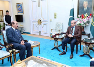 Member National Assembly Rana Muhammad Hayat calls on Prime Minister Muhammad Shehbaz Sharif.