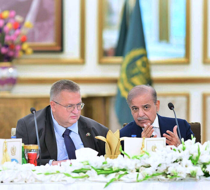 Deputy Prime Minister of Russian Federation, Alexei Overchuk calls on Prime Minister Muhammad Shehbaz Sharif