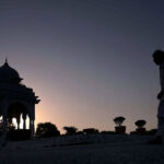A beautiful sunset view at F9 Park, casting a golden light across the Federal Capital