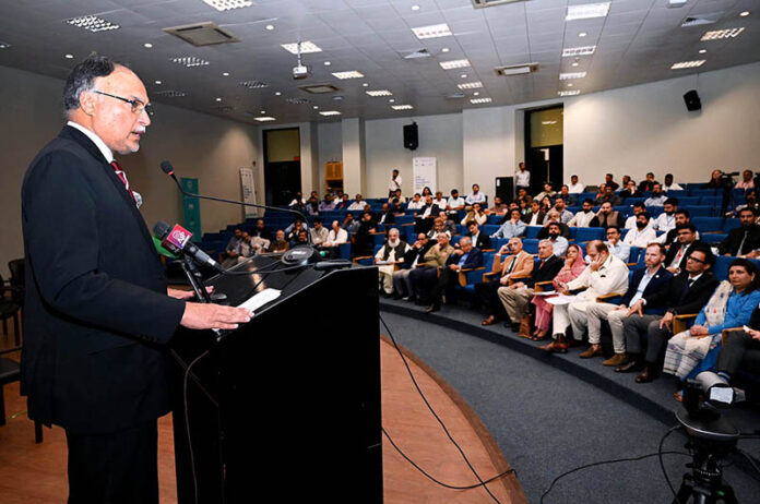 The Federal Minister for Planning, Development & Special Initiatives, Ahsan Iqbal Addressing to Asia’s Energy Transition Summit at LUMS University
