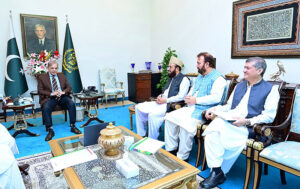 - A delegation of parliamentarians of PMLN from KP calls on Prime Minister Muhammad Shehbaz Sharif.