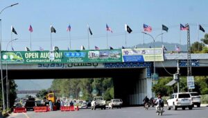Flags of Pakistan and Malaysia adorn Zero Point Interchange, welcoming Malaysia's Prime Minister Datuk Seri Anwar Ibrahim for his first official visit to Pakistan in the first week of October.