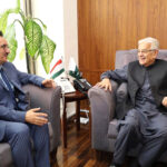 H.E. Sharifzoda Yusuf Toir, Ambassador of the Republic of Tajikistan called on Federal Minister for Defence, Defence Production and Aviation, Khawaja Muhammad Asif