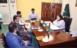 Chairperson of the Benazir Income Support Programme (BISP), Senator Rubina Khalid, met with Mr. Ghulam Nabi Marri, National Coordinator International Fund for Agricultural Development (IFAD).