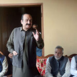 Chairman Prime Minister’s Youth Programme Rana Mashhood Ahmed Khan addressing to the community of Sabzazar Welfare Society