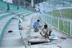 Iqbal Stadium Faisalabad is undergoing renovation for the Champions ODI Cup to be played from September 12 to 29, 2024.