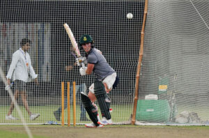 Players of South Africa Women cricket team participating in a net practice session for the upcoming three T20 series against Pakistan Women cricket team at Multan Cricket Stadium