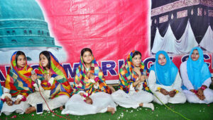 Students of RC School participate in Mehfil-e-Milad in connection with Eid Milad-un-Nabi (SAWW) celebrations