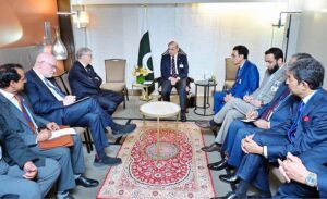 Prime Minister Muhammad Shehbaz Sharif meets Mr. Bill Gates, founder and co-chair of the Bill & Melinda Gates Foundation (BMGF) on the sidelines of the 79th Session of the United Nations General Assembly.