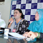 Transgender community leader transgender Ali shah addressing to press conference at press club