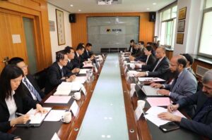 Federal Minister for Petroleum Dr Musadik Malik held meeting with Shaanxi Non- ferrous metals holding Group Company.
