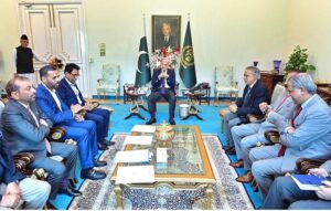 A delegation of MQM (P) call on Prime Minister Muhammad Shehbaz Sharif.