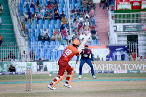 Cricket match between Allied Bank Stallions and Engro Dolphins during the One-Day Champions’ Cup 2024 at Iqbal Stadium