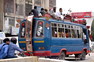 People traveling back home on the rooftop of a passenger bus may cause any mishap and needs the attention of the concerned authorities in the Provincial Capital.
