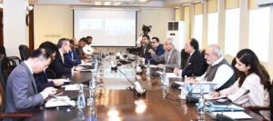 Federal Minister for Finance and Revenue, Senator Muhammad Aurangzeb in a meeting with the leadership of Pak China Investment Company Limited (PCICL) to discuss boosting Chinese investment in Pakistan.