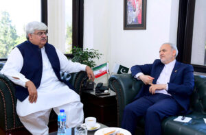 Ambassador of Iran to Pakistan, Dr. Reza Amiri Moghaddam calls on Chairman Federal Board of Revenue, Mr. Rashid Mahmood Langrial at FBR Headquarters.