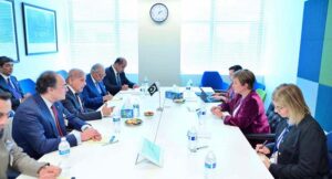 Prime Minister Muhammad Shehbaz Sharif meets Ms. Kristalina Georgieva, the Managing Director of the International Monetary Fund (IMF) on the sidelines of the UNGA.