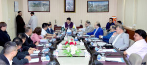 A high-level Chinese business delegation call on Federal Minister for Kashmir Affairs, Gilgit Baltistan and SAFRON Engr Amir Muqam at the Ministry.