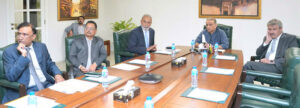 Federal Minister Communications, Privatization & Board of Investment Abdul Aleem Khan presides over high level meeting of NHA