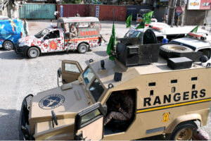 Security forces high alert during Eid Milad Un Nabi (PBUH) procession in city