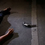 Suspect killed in cross firing