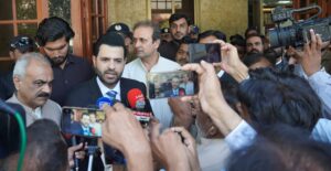 Danyal visits Attock Dist Hospital to inquire after injured policemen