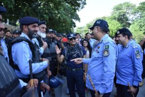 IG Rizvi visits D-Chowk, various duty points