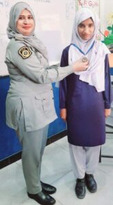 Road safety workshop held for school students