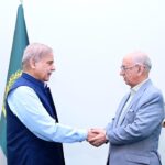 Senator Irfan Siddiqui, Parliamentary Leader of PML(N) in senate calls on Prime Minister Muhammad Shehbaz Sharif