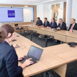 Federal Minister for Finance and Revenue Senator Muhammad Aurangzeb held a meeting with Masatsugu Asakawa, President Asian Development Bank (ADB)