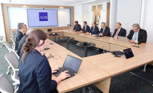 Federal Minister for Finance and Revenue Senator Muhammad Aurangzeb held a meeting with Masatsugu Asakawa, President Asian Development Bank (ADB)