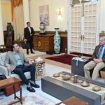 Chairman Pakistan People's Party Bilawal Bhutto Zardari along with a delegation called on Prime Minister Muhammad Shehbaz Sharif