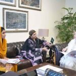 Senator Samina Mumtaz Zehri calls on PM's Coordinator on Climate Change, Romina Khurshid Alam discusses future action plans to promote climate justice agenda