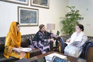 Senator Samina Mumtaz Zehri calls on PM's Coordinator on Climate Change, Romina Khurshid Alam discusses future action plans to promote climate justice agenda